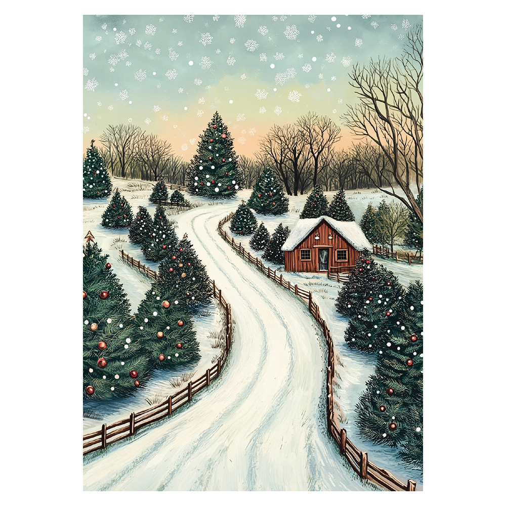 Image Chistmas Greeting Card - Christmas Landscape